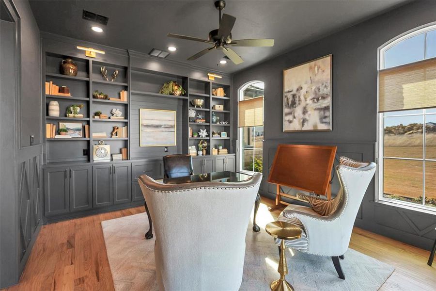 Furnished interior view inside a new home in , Aledo (Image 9).