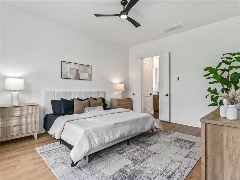 Furnished interior view inside a new home in , Northlake (Image 8).