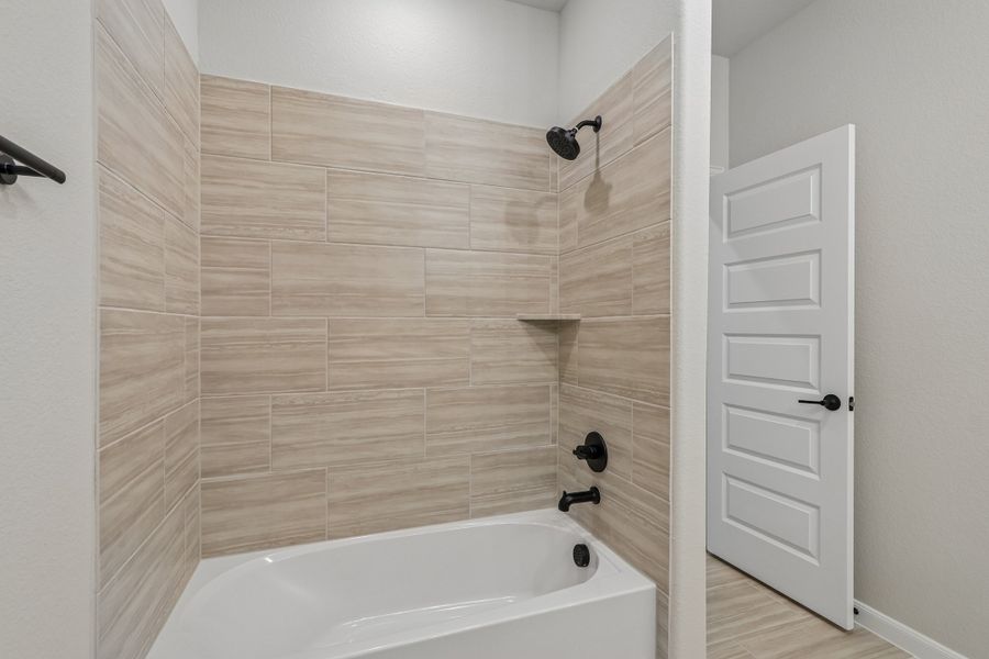 Furnished interior view inside a new home in Ribbonwood, Aubrey (Image 12).