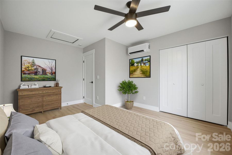 Furnished interior view inside a new home in , Asheville (Image 34).
