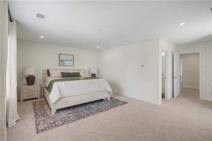 Furnished interior view inside a new home in The View at Groover's Lake, Lithia Springs (Image 13).