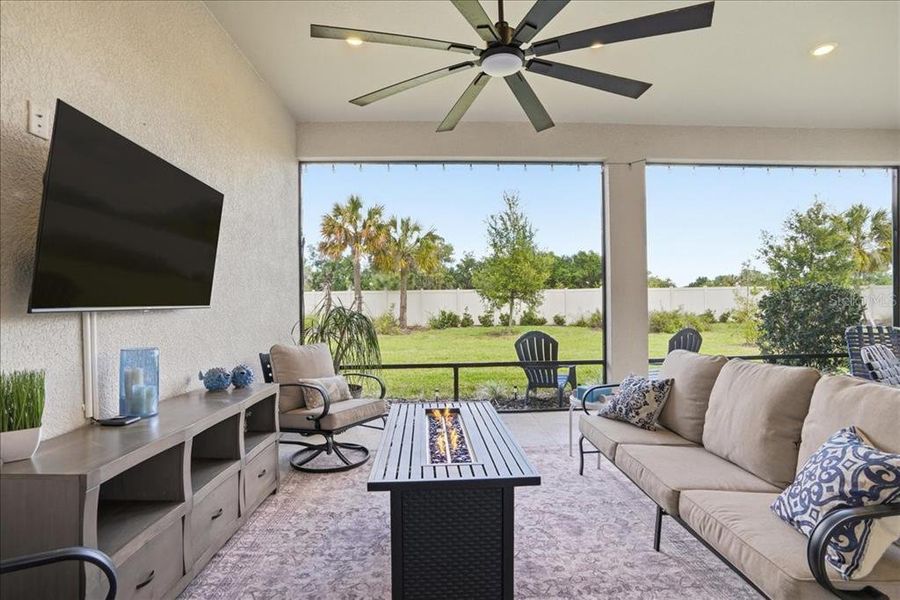 Furnished interior view inside a new home in Esplanade at Artisan Lakes, Palmetto (Image 25).