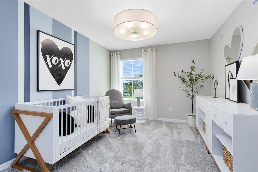 Furnished interior view inside a new home in Emerald Pointe, Sanford (Image 10). Furnished interior view inside a new home in Emerald Pointe, Sanford (Image 10).