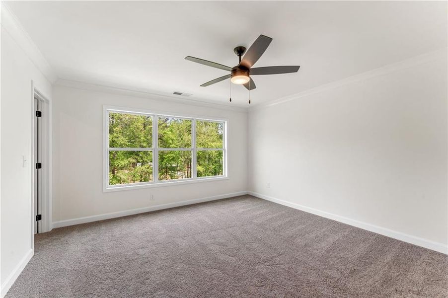 Spacious, unfurnished interior of a new home in Townes at South Main, Kennesaw (Image 21).