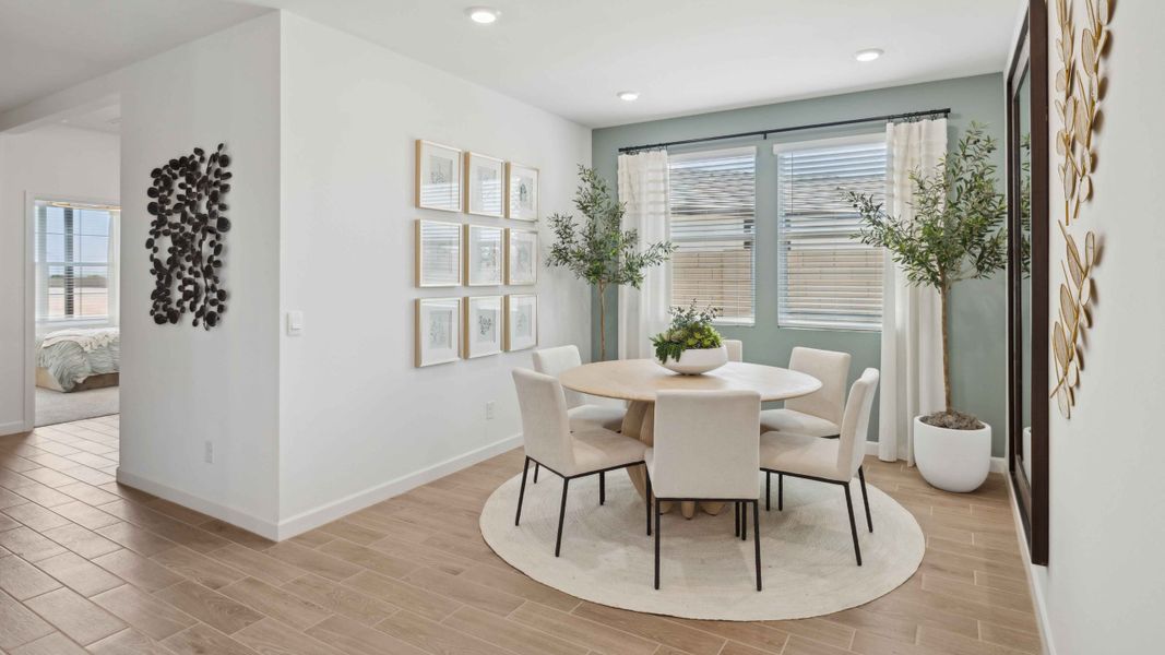 Representative furnished interior of a home built from the Stork by D.R. Horton in Apache Farms, Buckeye (Image 8).