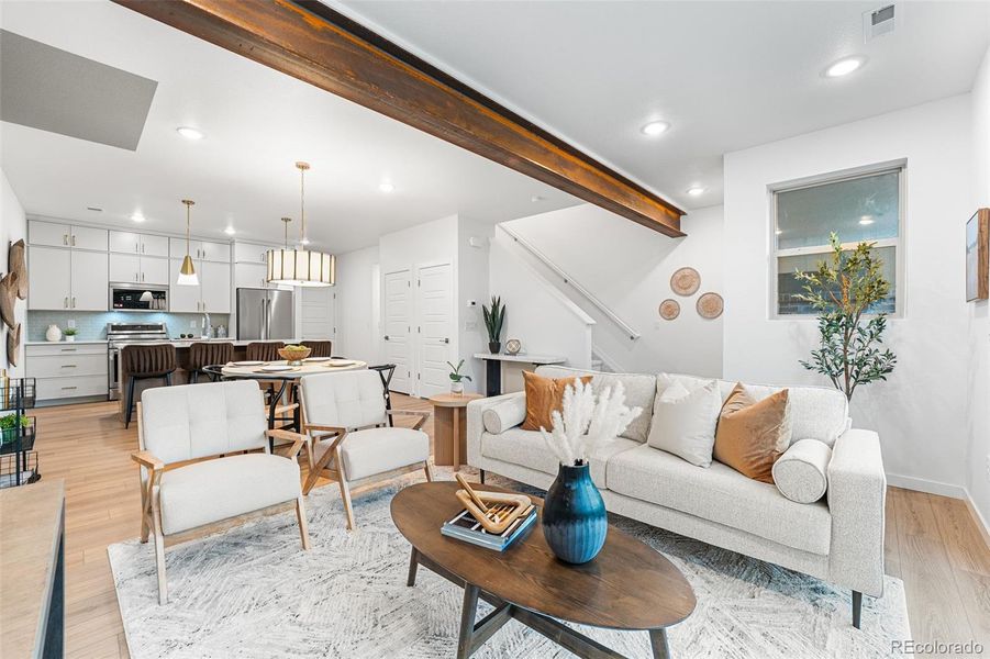 Furnished interior view inside a new home in , Arvada (Image 12).
