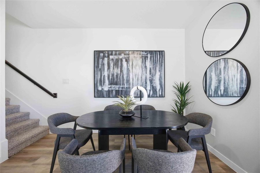 Furnished interior view inside a new home in Pinehaven, Houston (Image 30). Furnished interior view inside a new home in Pinehaven, Houston (Image 30).