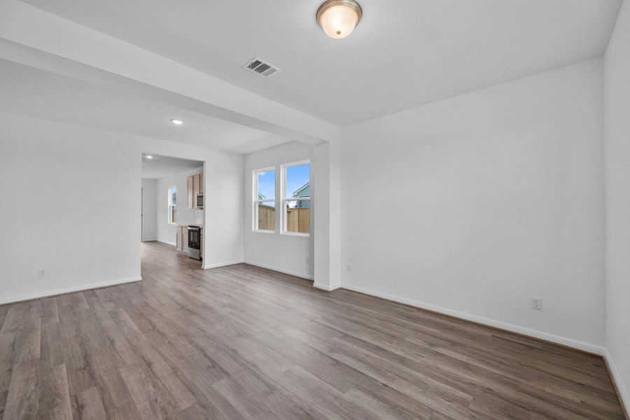 Dining Room & Living Room
