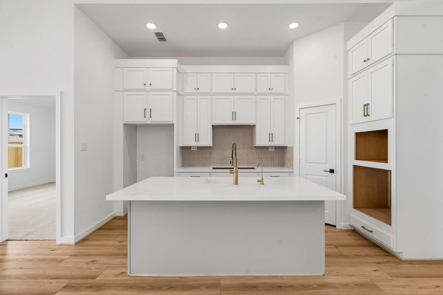 Furnished interior view inside a new home in Bridgeland 45', 50', 70', Cypress (Image 5).