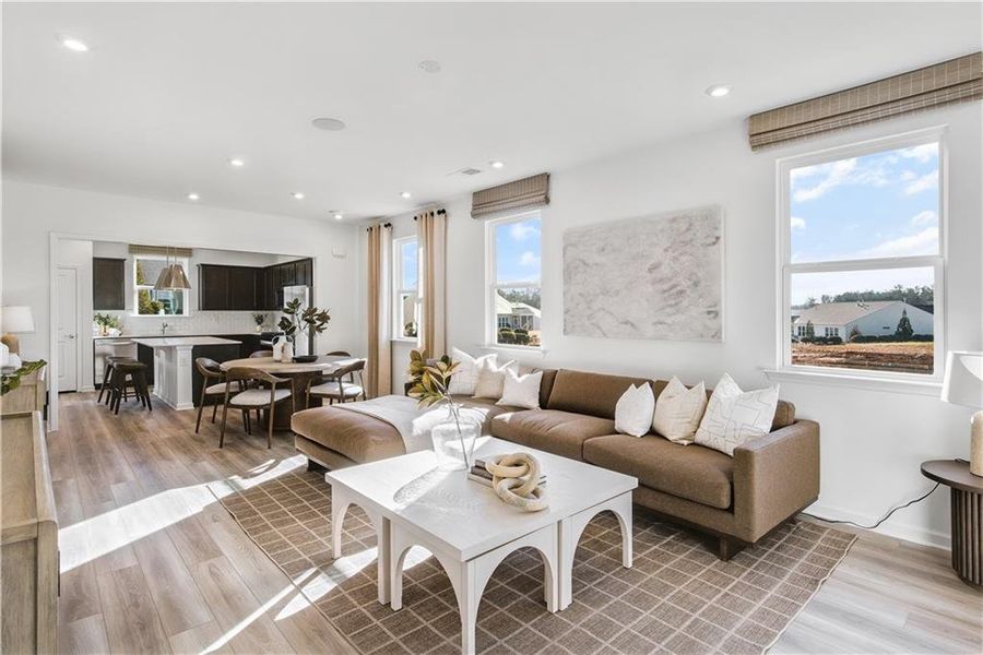 Furnished interior view inside a new home in Sun City Peachtree, Griffin (Image 23).