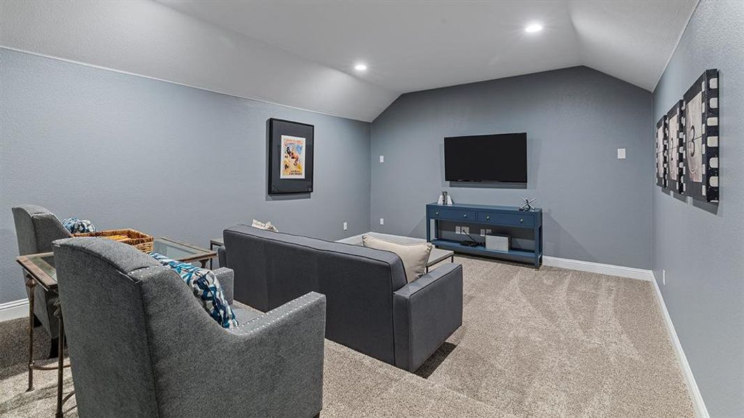 Furnished interior view inside a new home in Eden Ranch, Arlington (Image 28). Furnished interior view inside a new home in Eden Ranch, Arlington (Image 28).