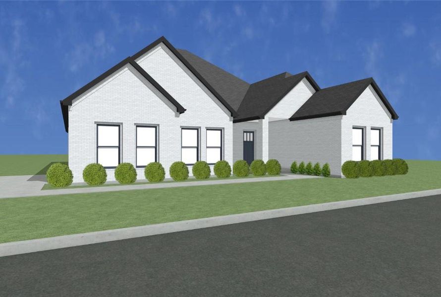 Front exterior of a new home in , Sherman, TX, highlighting curb appeal (Image 1). Front exterior of a new home in , Sherman, TX, highlighting curb appeal (Image 1).