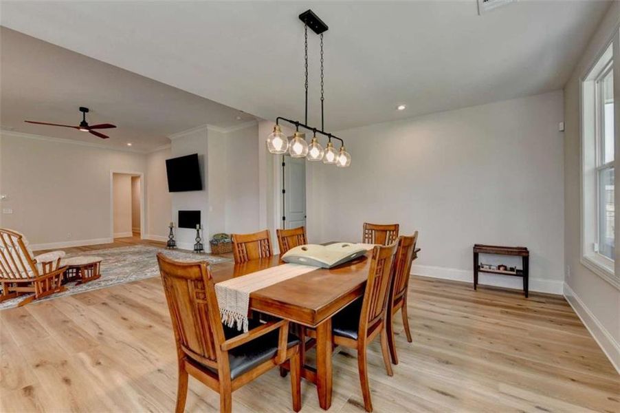 Furnished interior view inside a new home in , Hoschton (Image 38).