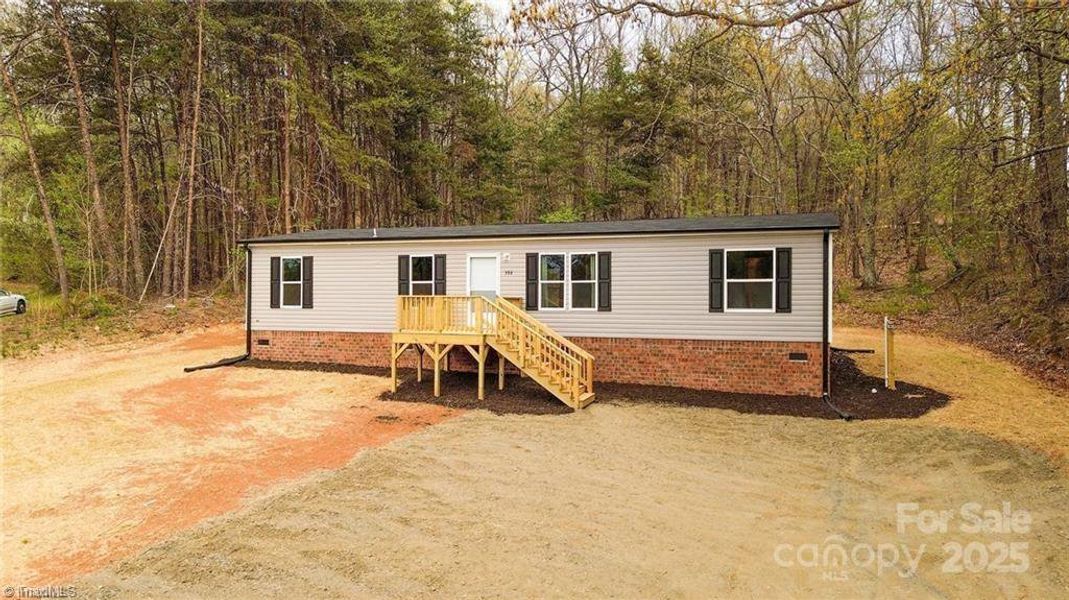 Exterior details and patio area of a home in , Morganton (Image 11).