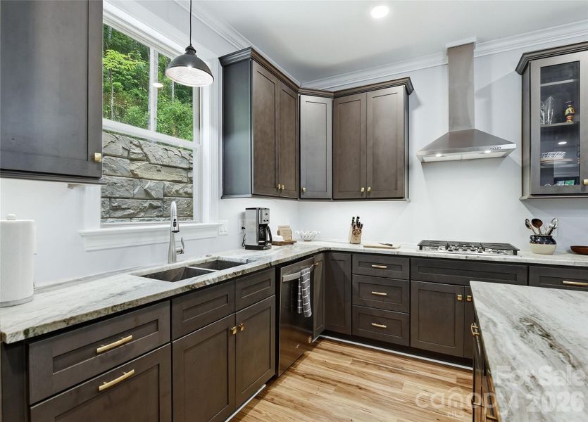 Furnished interior view inside a new home in , Waynesville (Image 7).