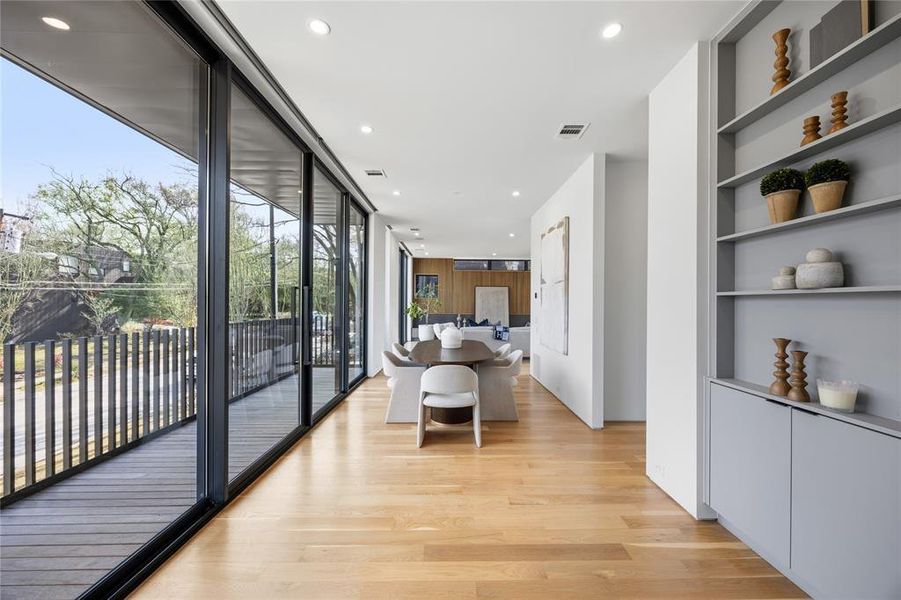 Furnished interior view inside a new home in , Dallas (Image 12).