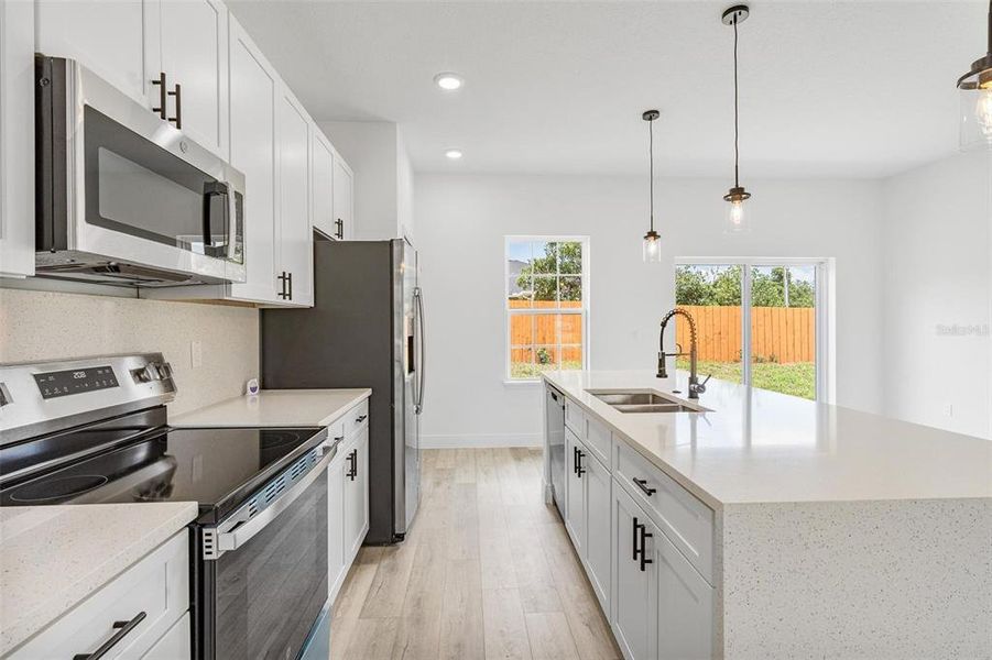 Furnished interior view inside a new home in , Ocala (Image 8).