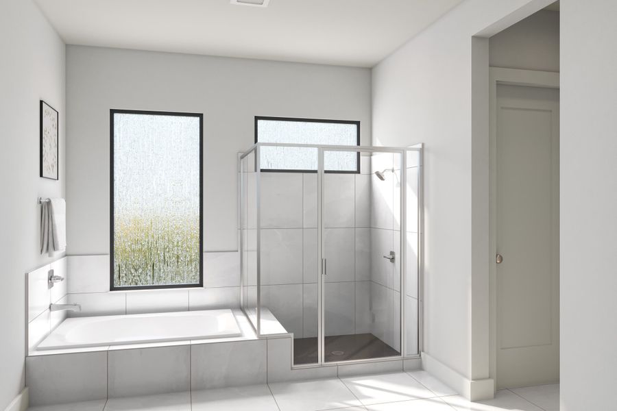 Representative furnished interior of a home built from the Downy by Tri Pointe Homes in Tompkins Reserve, Katy (Image 31). Representative furnished interior of a home built from the Downy by Tri Pointe Homes in Tompkins Reserve, Katy (Image 31).