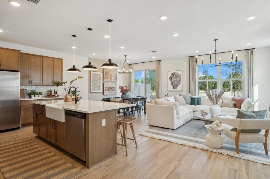 Great Room & Kitchen Great Room & Kitchen