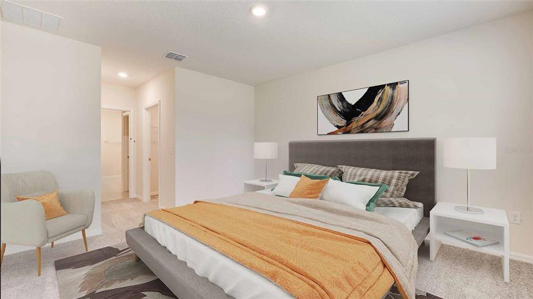 Furnished interior view inside a new home in Triumph South, Wildwood (Image 8).