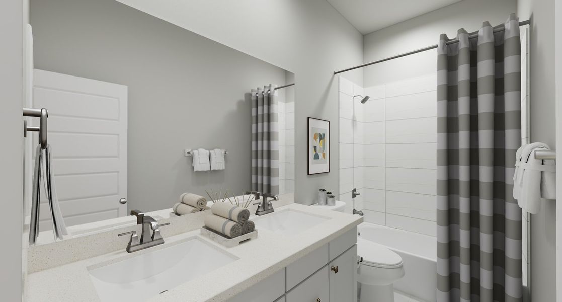 Representative furnished interior of a home built from the Falcon by Tri Pointe Homes in Oakhill Reserve, Tomball (Image 16). Representative furnished interior of a home built from the Falcon by Tri Pointe Homes in Oakhill Reserve, Tomball (Image 16).