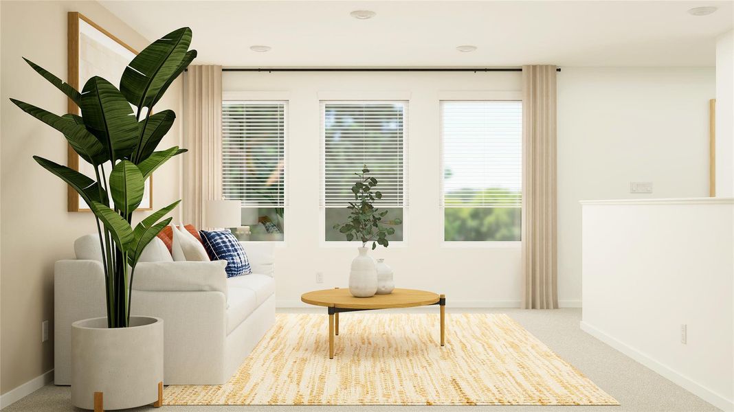 Furnished interior view inside a new home in Elm Creek, Elgin (Image 14).