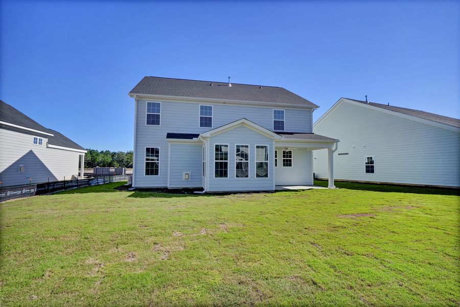 Exterior details and patio area of a home in Grand Park, Leland (Image 18). Exterior details and patio area of a home in Grand Park, Leland (Image 18).