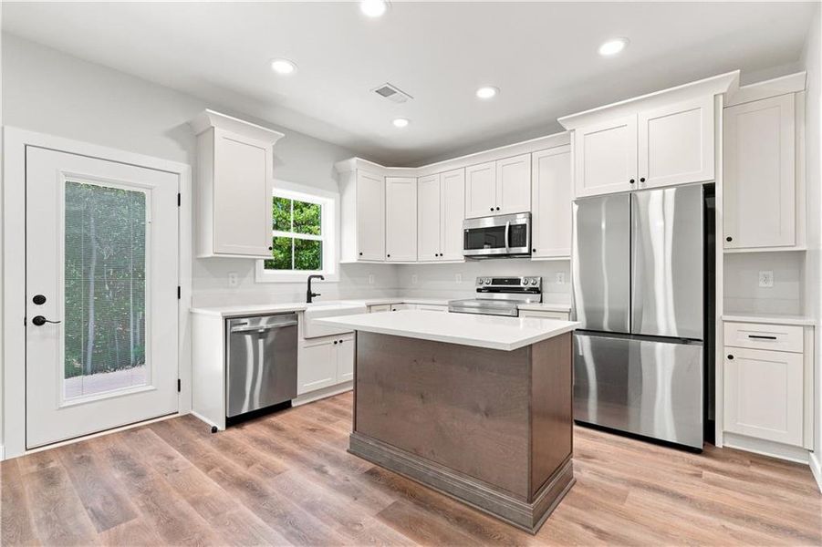 Furnished interior view inside a new home in , Talking Rock (Image 8).