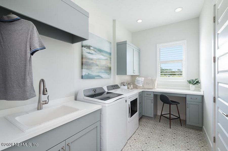 Furnished interior view inside a new home in , St. Augustine (Image 13).