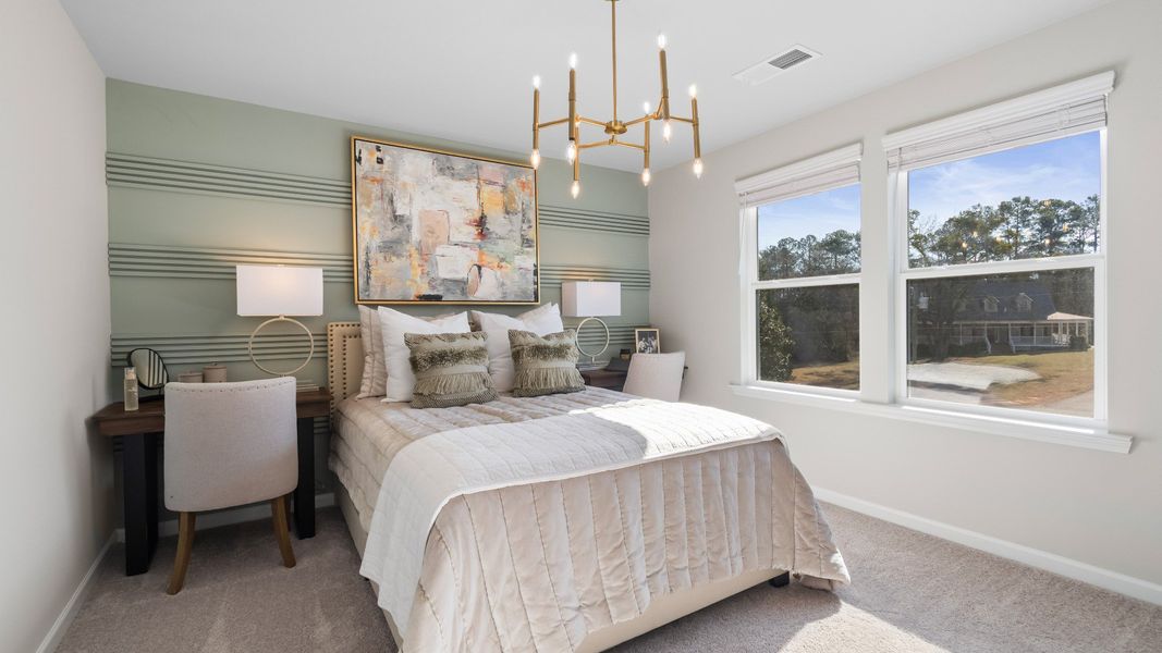 Furnished interior view inside a new home in Abbotts Crossing, Conyers (Image 15).
