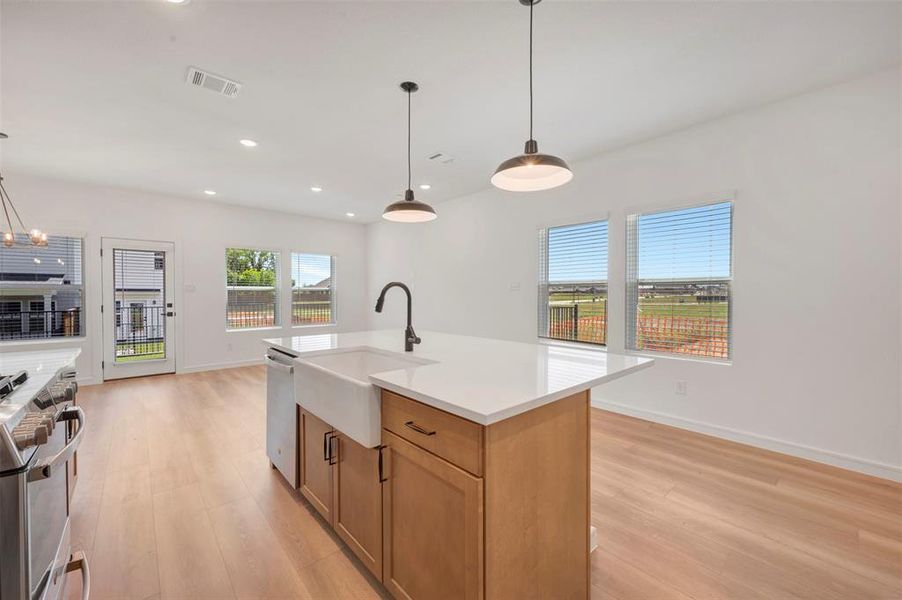 Furnished interior view inside a new home in Providence Commons, Providence Village (Image 9).