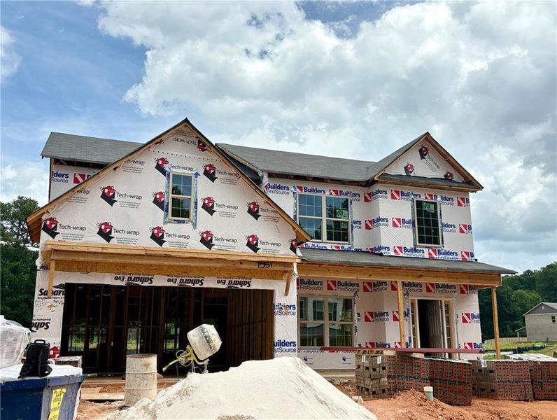 In-progress construction of a new home in , Grayson, GA (Image 10).