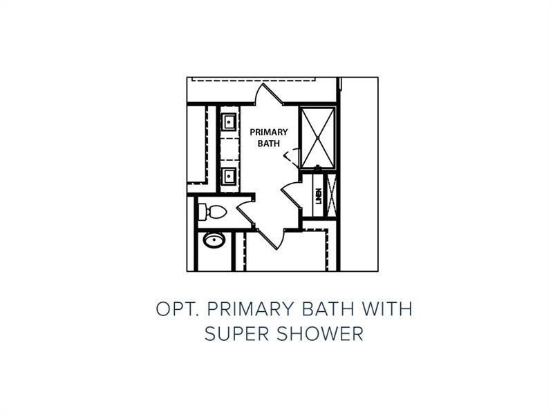 2D floor plan layout of this home in Sutton's Landing, Statham, GA (Image 5).