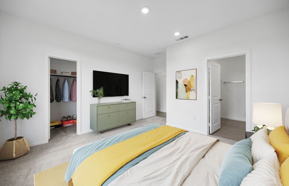 Furnished interior view inside a new home in Crosby Farms, Crosby (Image 10).