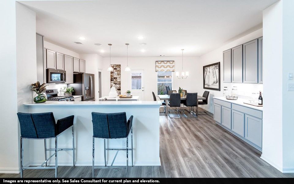 Furnished interior view inside a new home in Pecan Estates, Crosby (Image 7).