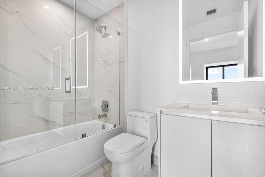 Furnished interior view inside a new home in , Miami (Image 15). Furnished interior view inside a new home in , Miami (Image 15).