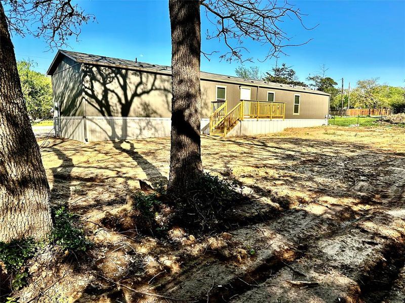 Exterior details and patio area of a home in , Valley View (Image 10).