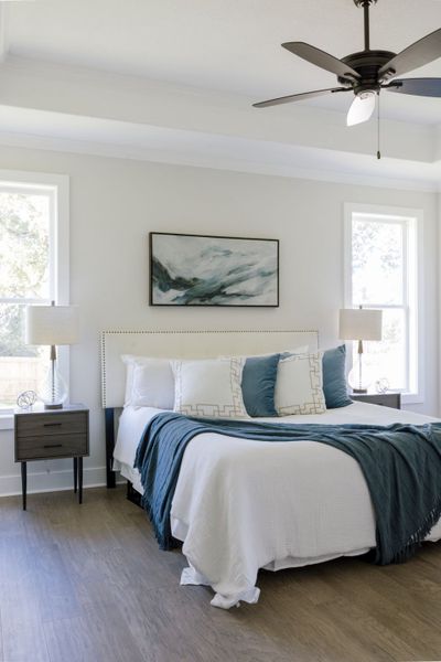Representative furnished interior of a home built from the The Ellen II by Reece Homes in Pebble Creek, College Station (Image 36).