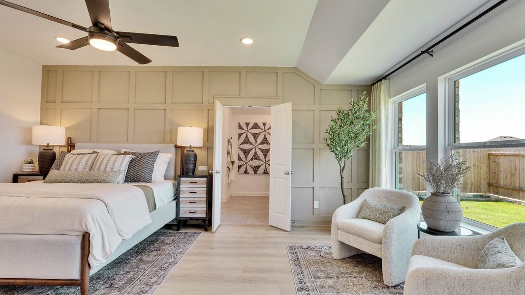 Representative furnished interior of a home built from the Paramount by DRB Homes in Hunters Glen, Jarrell (Image 11). Representative furnished interior of a home built from the Paramount by DRB Homes in Hunters Glen, Jarrell (Image 11).