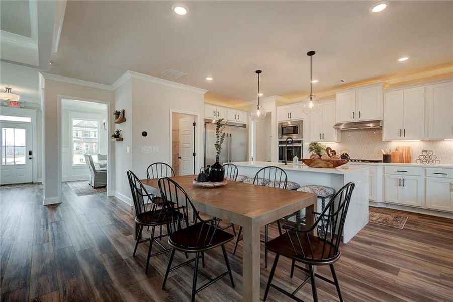 Furnished interior view inside a new home in Summerlin, Winder (Image 9). Furnished interior view inside a new home in Summerlin, Winder (Image 9).