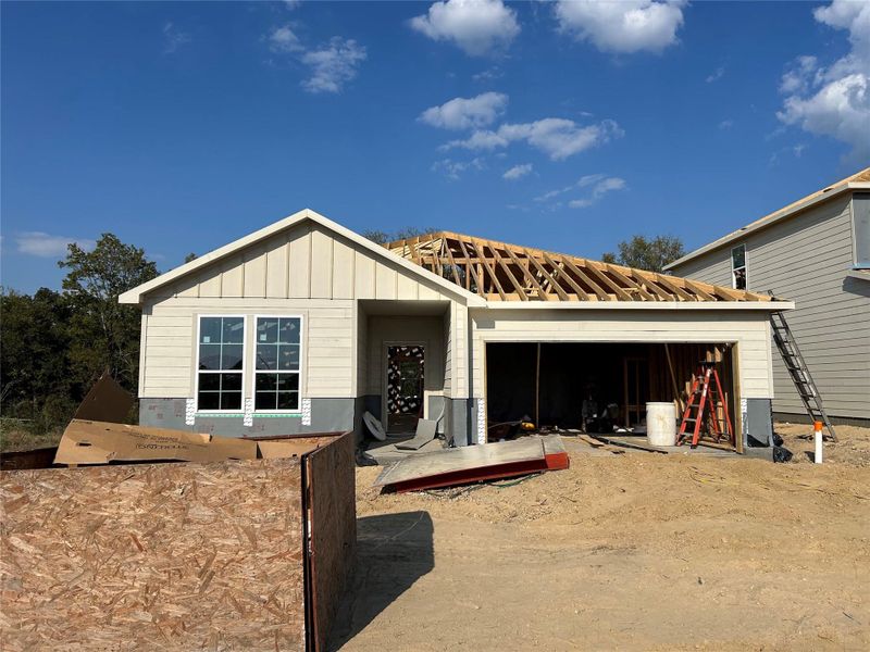 Exterior details and patio area of a home in Reveille Estates, Bryan (Image 2). Exterior details and patio area of a home in Reveille Estates, Bryan (Image 2).