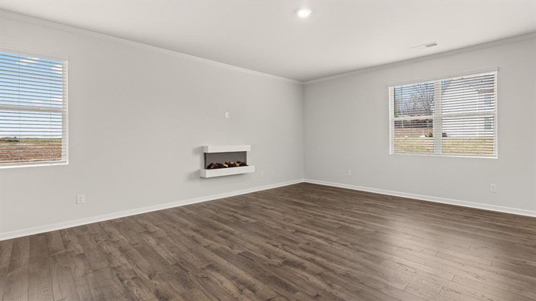 Spacious, unfurnished interior of a new home in Braselton Village, Braselton (Image 26). Spacious, unfurnished interior of a new home in Braselton Village, Braselton (Image 26).