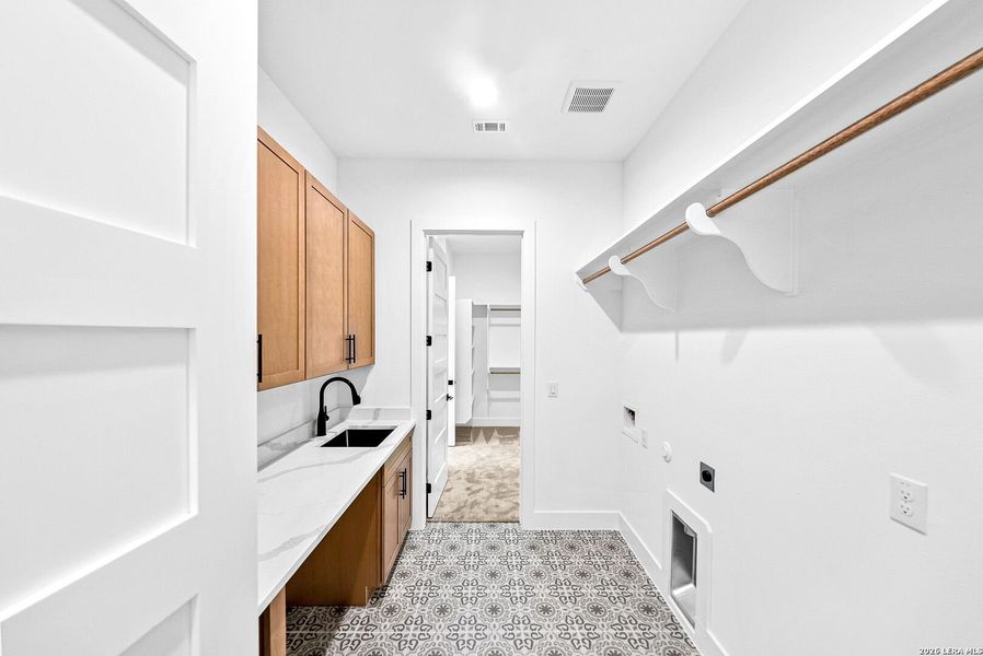 Furnished interior view inside a new home in , Spring Branch (Image 10).