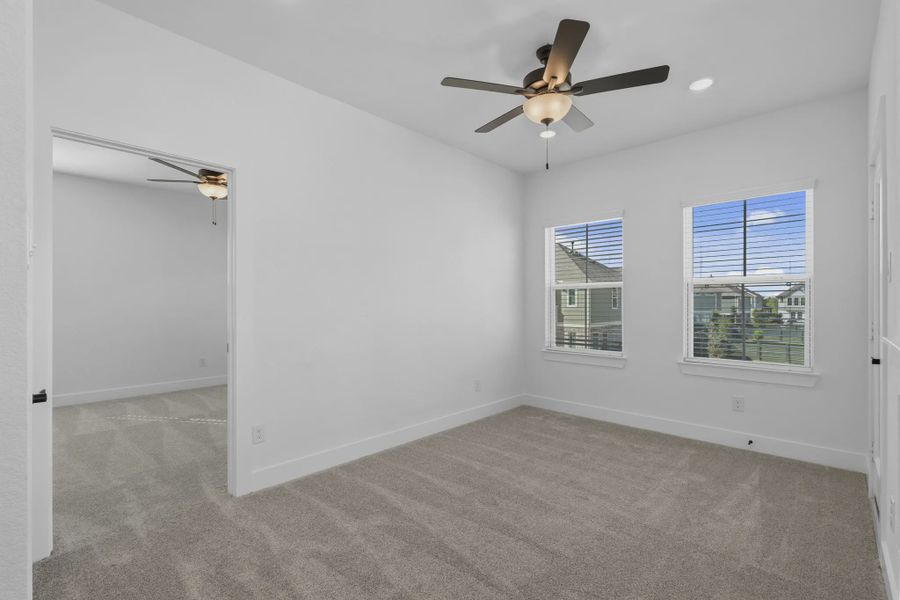 Representative unfurnished interior of a home built from the Riverdale by Chesmar Homes in Bridgeland, Elgin (Image 19).