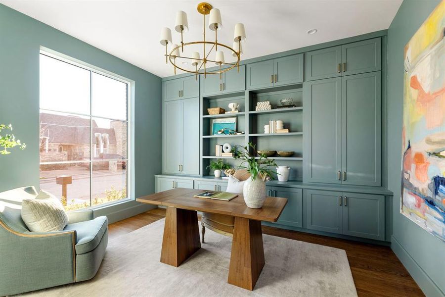 Furnished interior view inside a new home in , Dallas (Image 15). Furnished interior view inside a new home in , Dallas (Image 15).