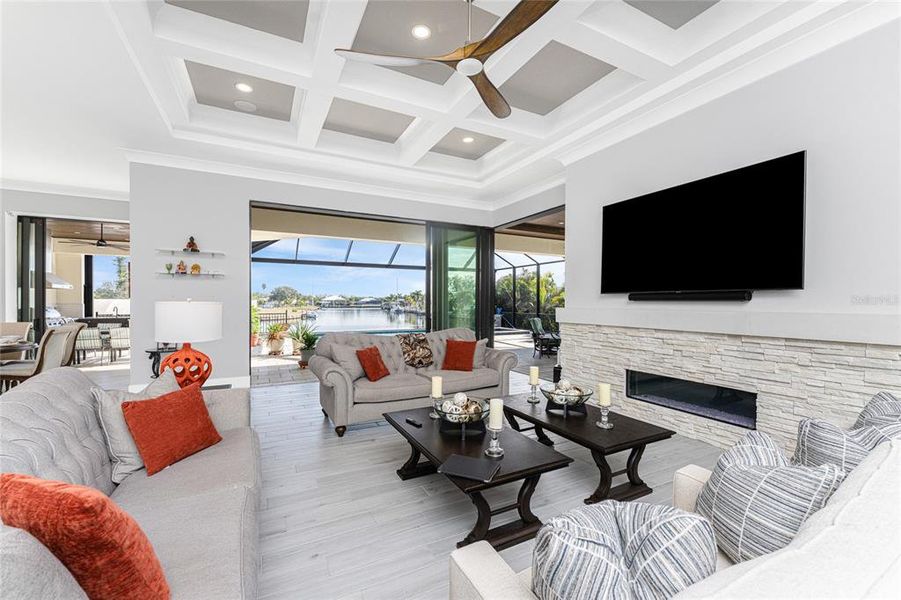 Furnished interior view inside a new home in , Port Charlotte (Image 44).