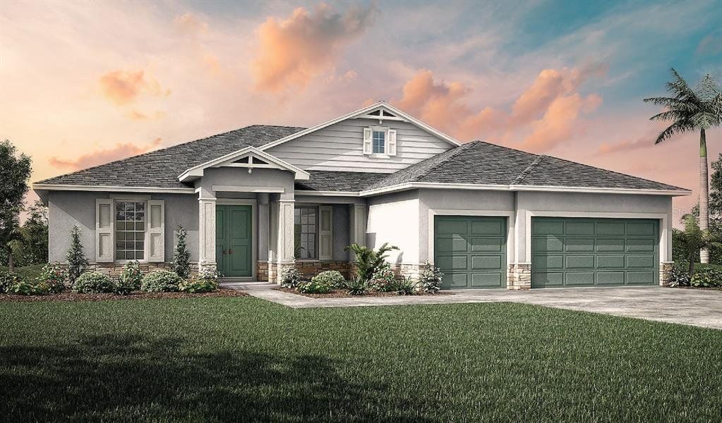 Front exterior of a new home in , Port Charlotte, FL, highlighting curb appeal (Image 2).
