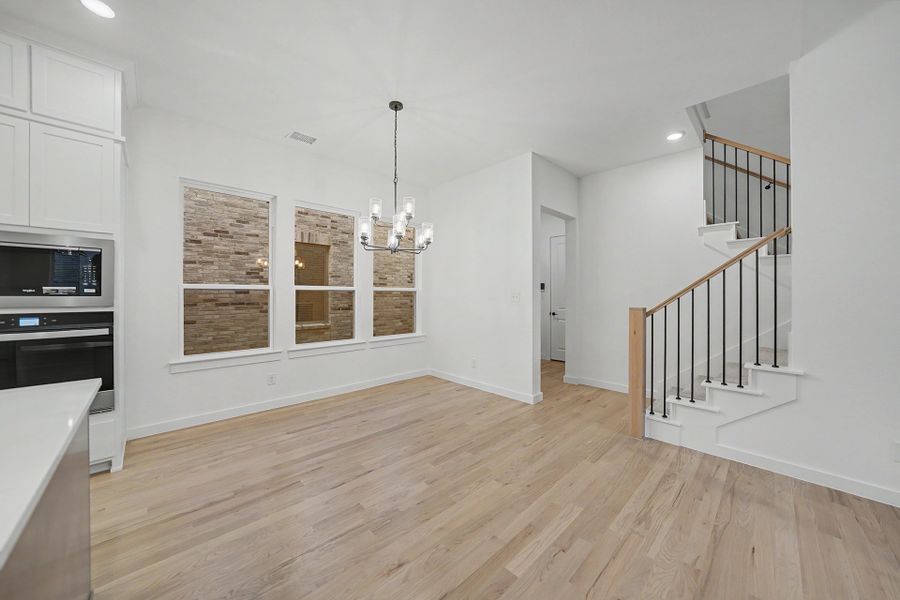 Spacious, unfurnished interior of a new home in Light Farms Brenham - 40' Lots, Celina (Image 17).
