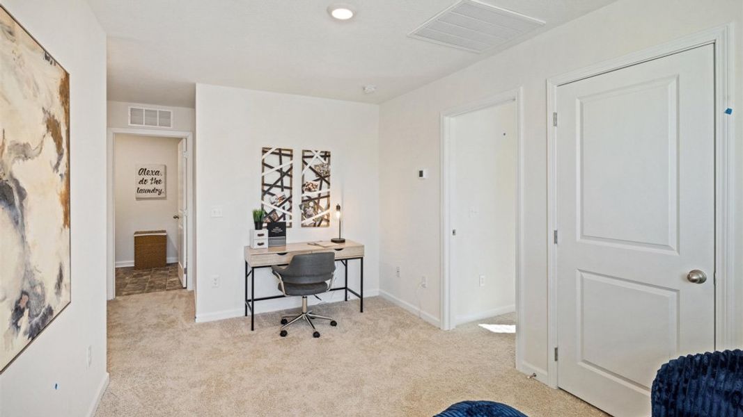 Furnished interior view inside a new home in Keebler Meadows, Johnson City (Image 25).