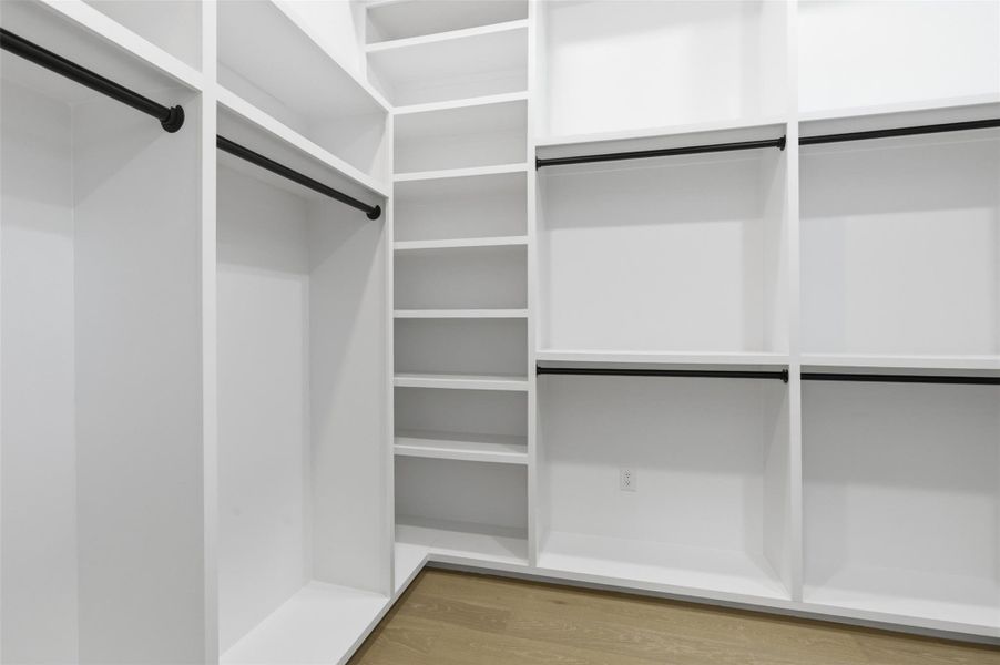 Primary master closet.